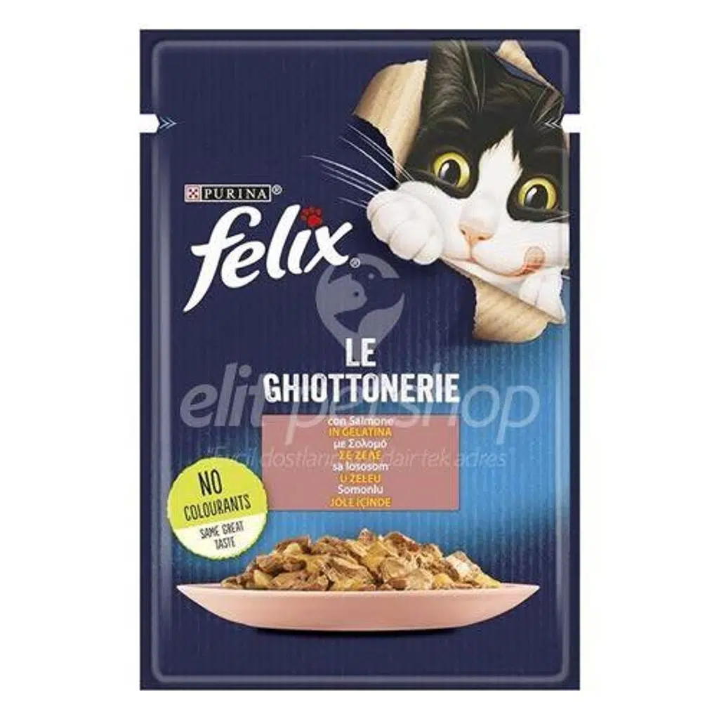 Felix Somonlu Kedi Pounch Yaş Mama 85 Gr