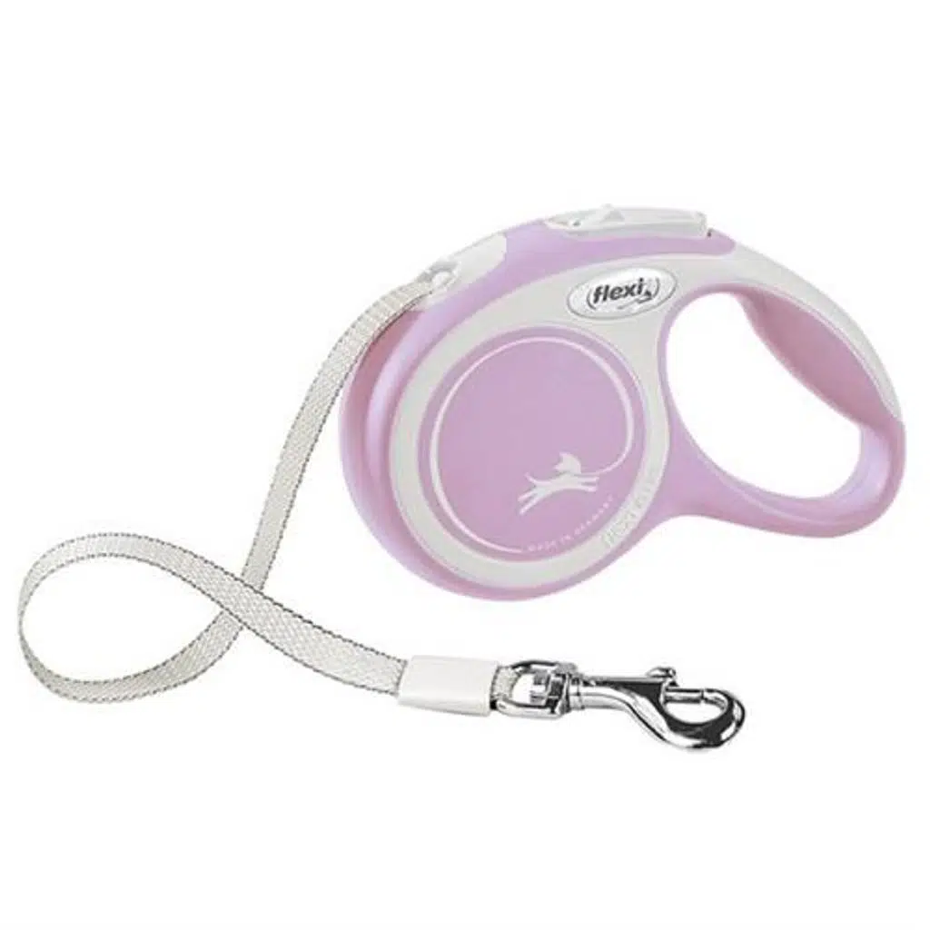 Flexi New Comfort M Beden Pembe 5 mt Şerit Tasma