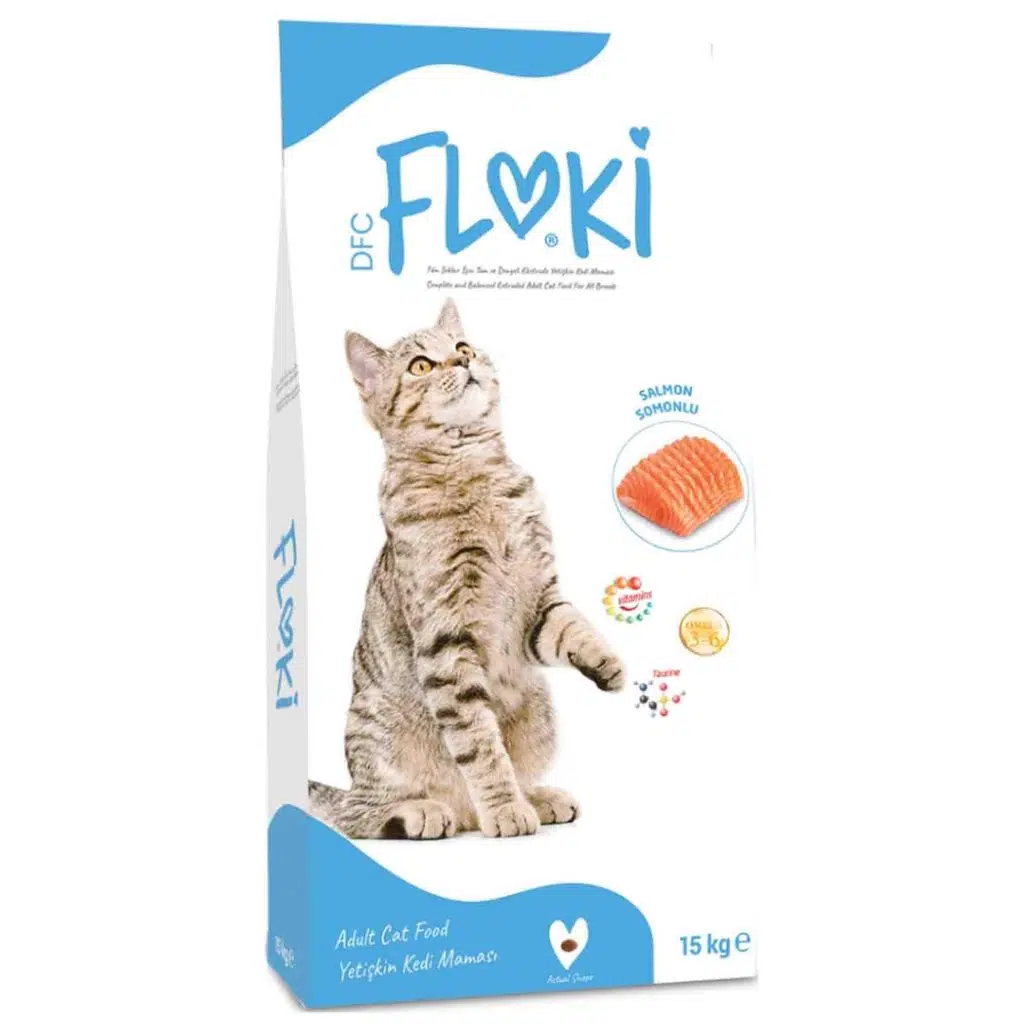 Floki Somonlu Kedi Maması 15 Kg