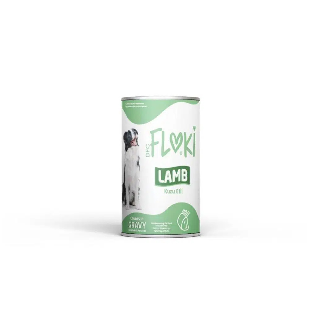 Floki Yetişkin Kuzulu Etli sos içinde Köpek Konserversi 400 gr