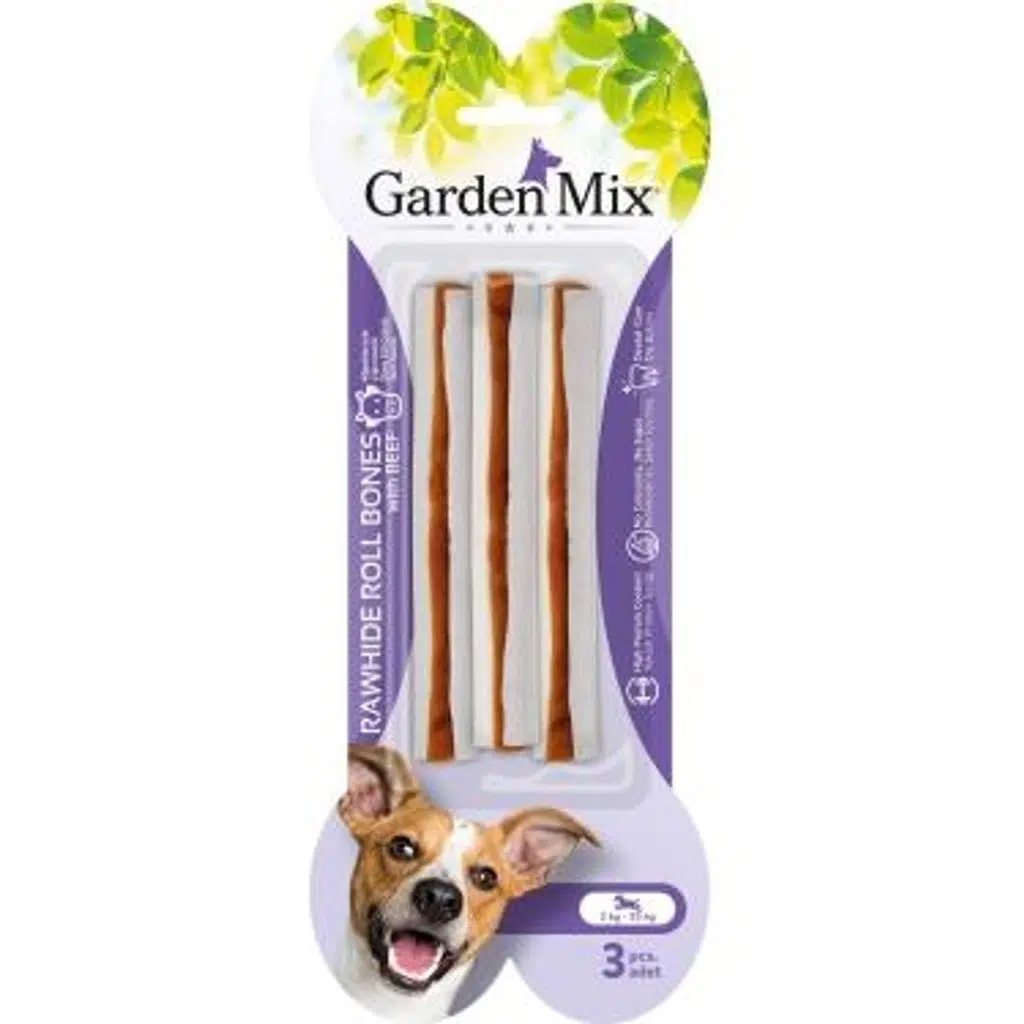Garden Mıx Dana Etli Çubuk Kemik 3lü 15 Cm 90gr