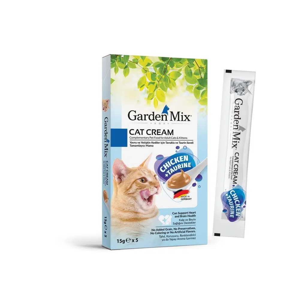 Garden Mix Kedi Kreması Tavuk taurin 15grx5 Ad