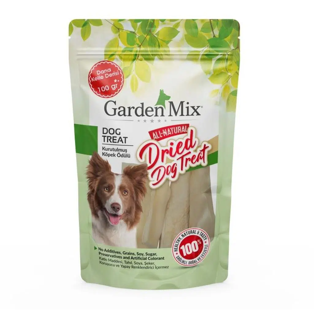 Garden Mix Kurutulmuş Dana Kelle Derisi 100