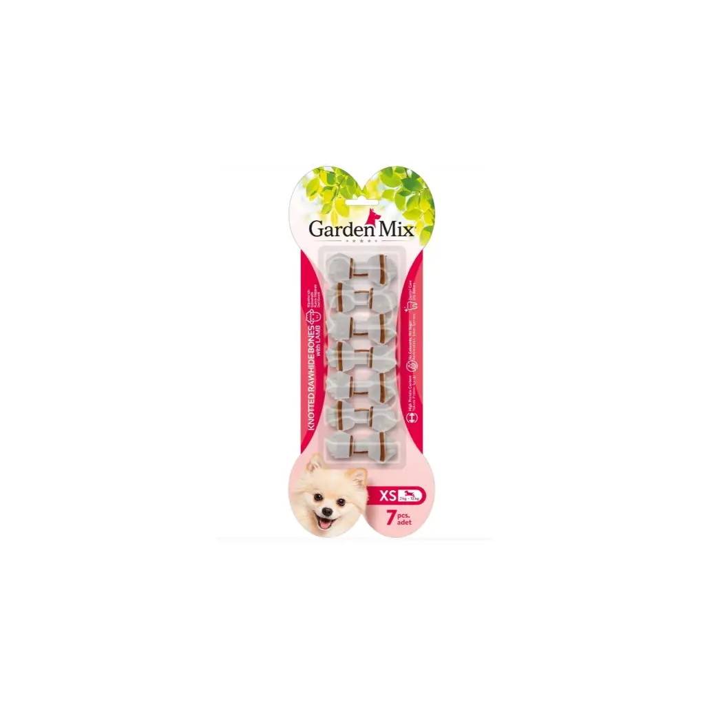 Garden Mıx Kuzulu Düğümlü Kemik 7li Xs 6.3 Cm 85gr