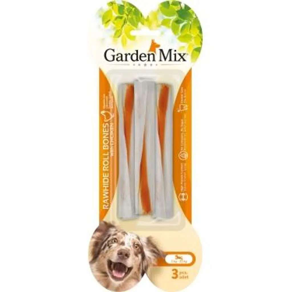 Garden Mıx Tavuklu Çubuk Kemik 3lü 15 Cm 90gr