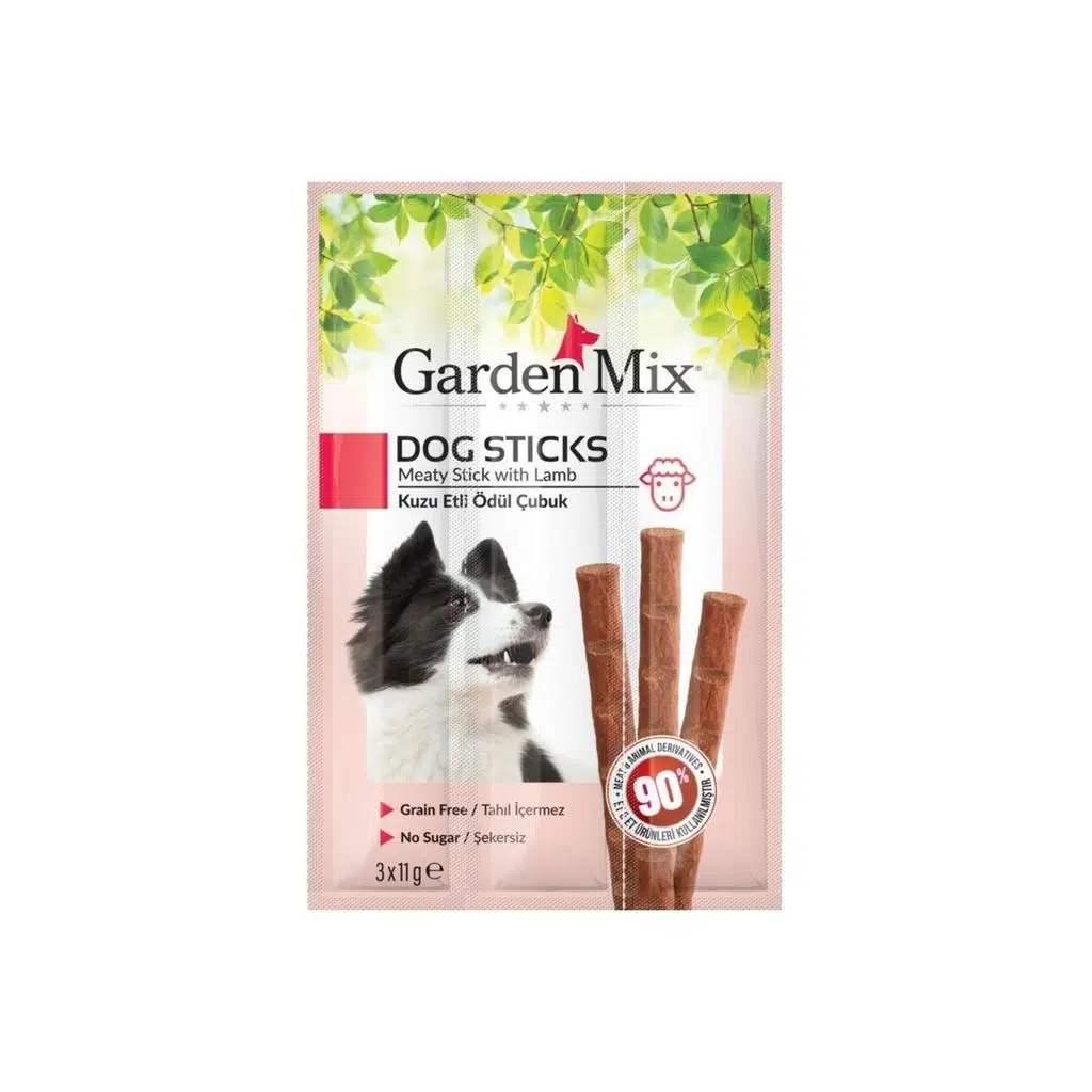 Gardenmix Kuzu Etli Köpek Stick Ödül 3*11g