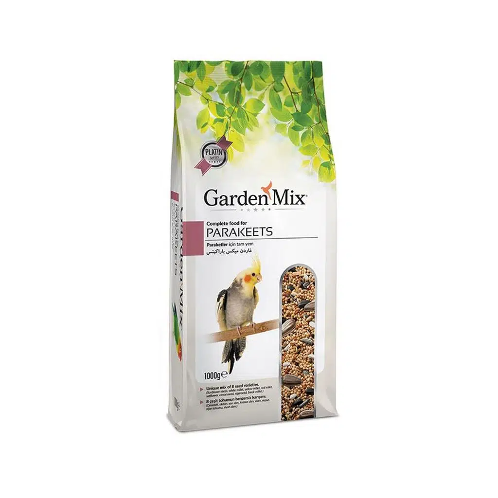 Gardenmix Platin Paraket kuş yemi 1 Kg