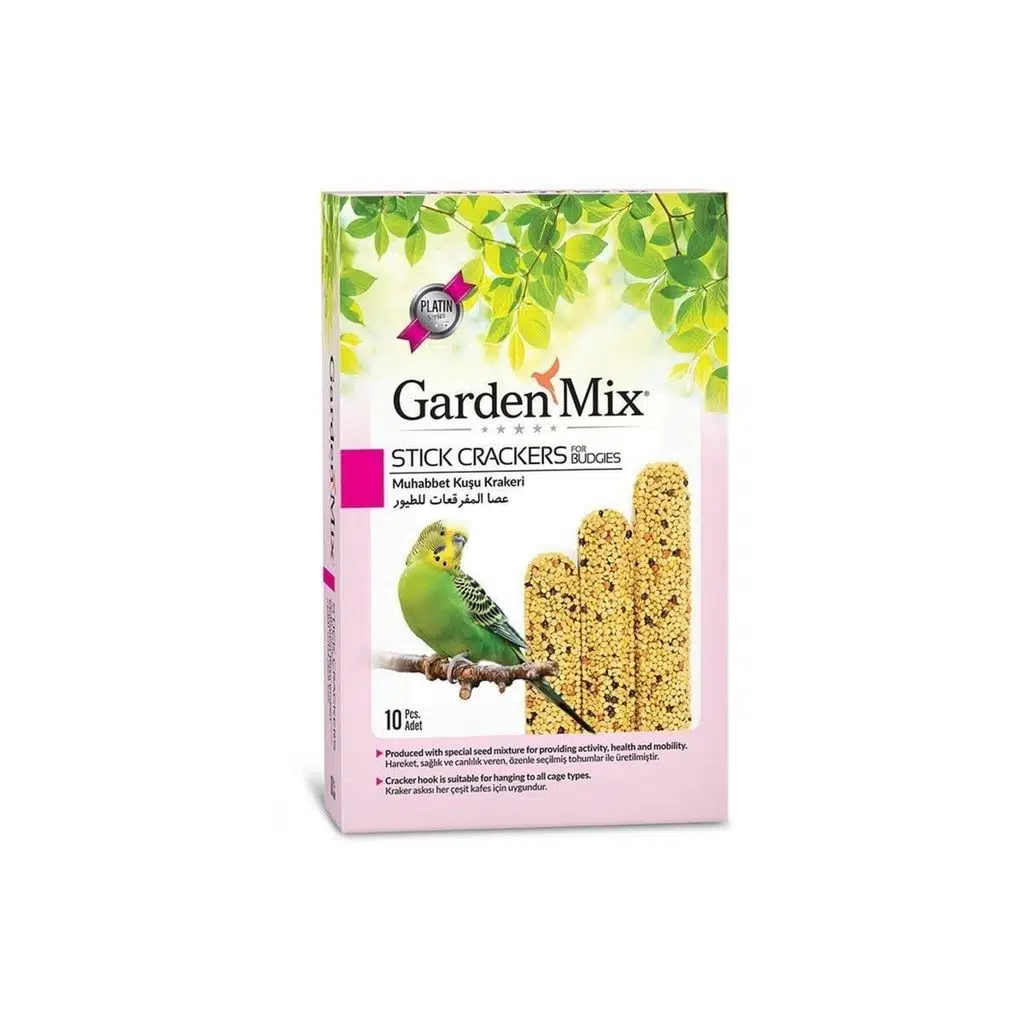 Gardenmix Platin Muhabbet Kuşu Krakeri 10LU