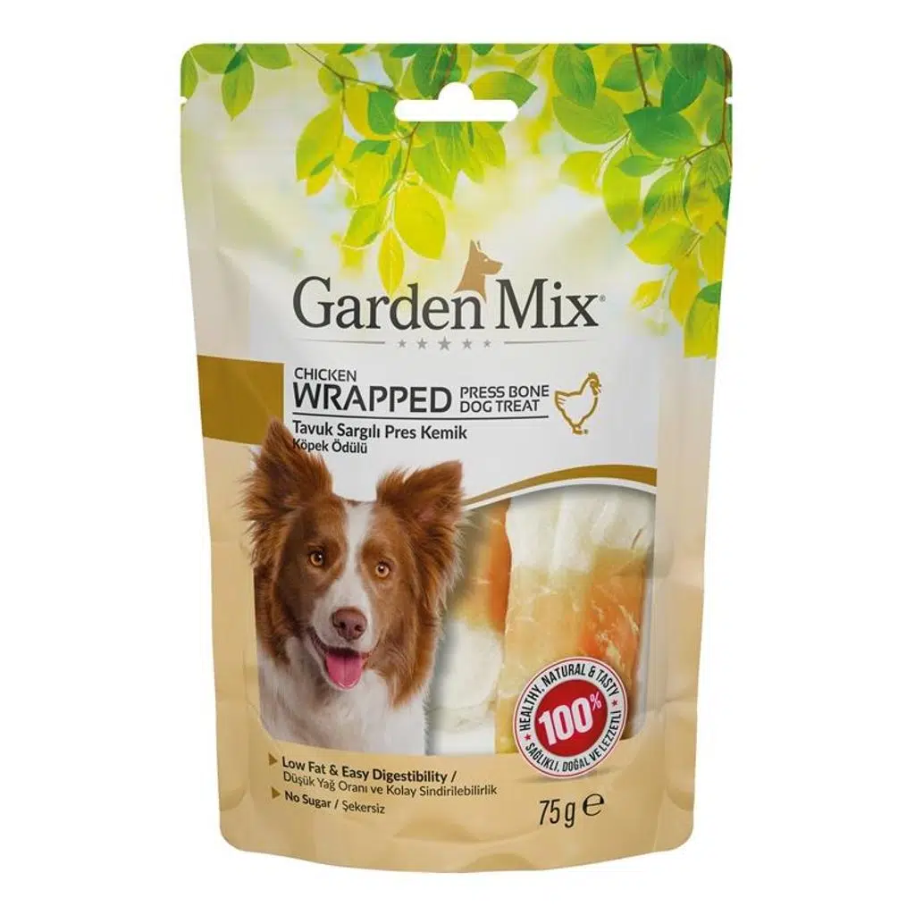  Gardenmix Sargılı Pres Kemik Köpek Ödülü 75 Gr