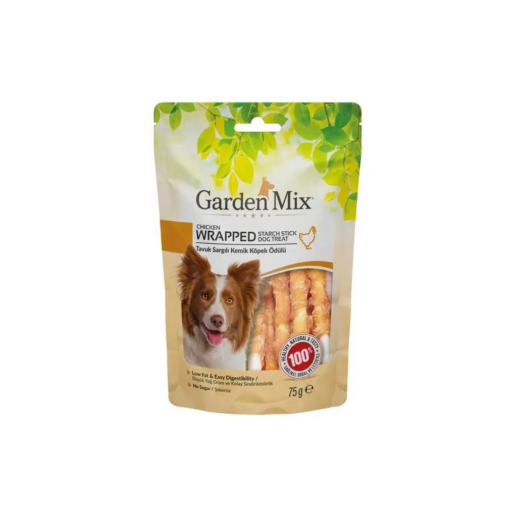 Gardenmix Tavuk Sargılı Kemik Köpek Ödülü 75 Gr