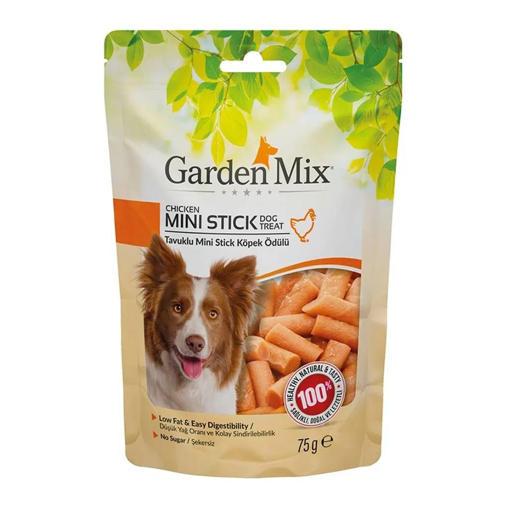GardenmixTavuklu Mini Stick Köpek Ödülü 75 Gr
