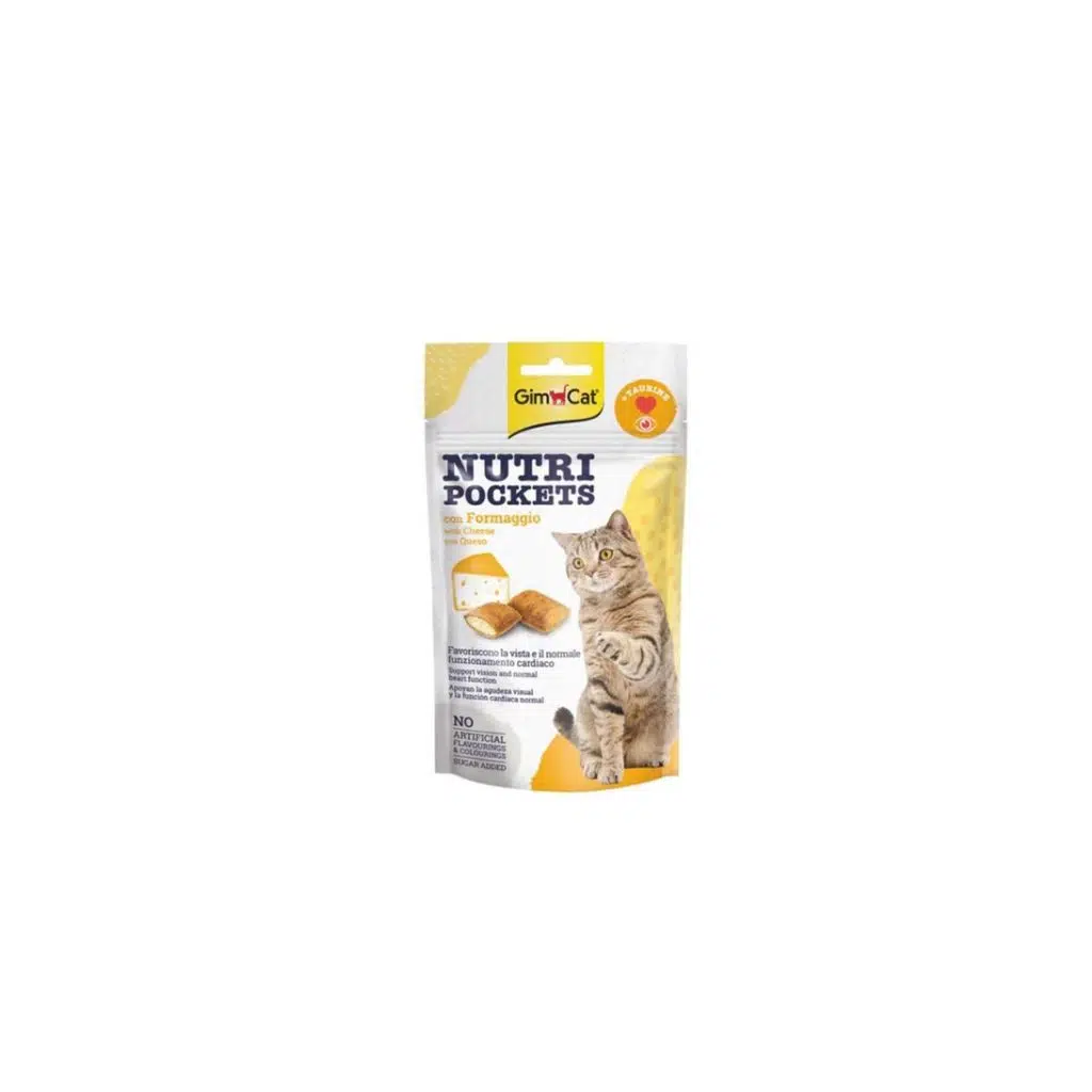 Gim Cat Nutripockets Peynirli ve Taurinli Kedi Ödülü 60gr