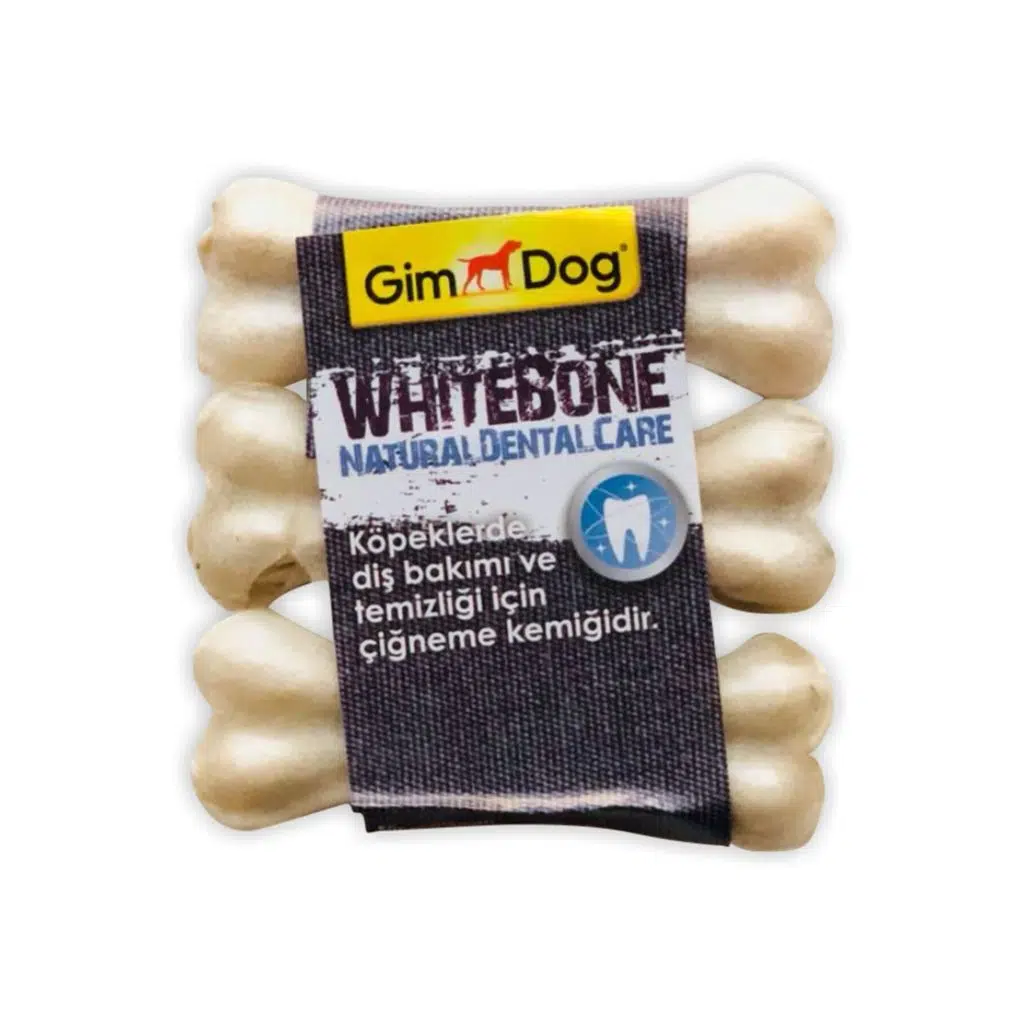 Gim Dog Mordimi Beyaz Press Kemik 9cm 3 lü