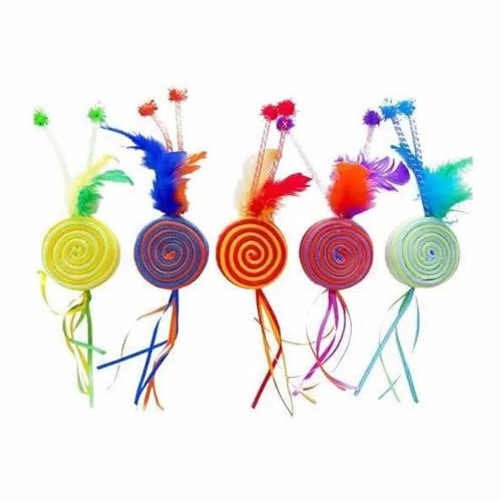 Glipet İp Örgülü Şeker Kedi Oyuncağı 5.5 Cm