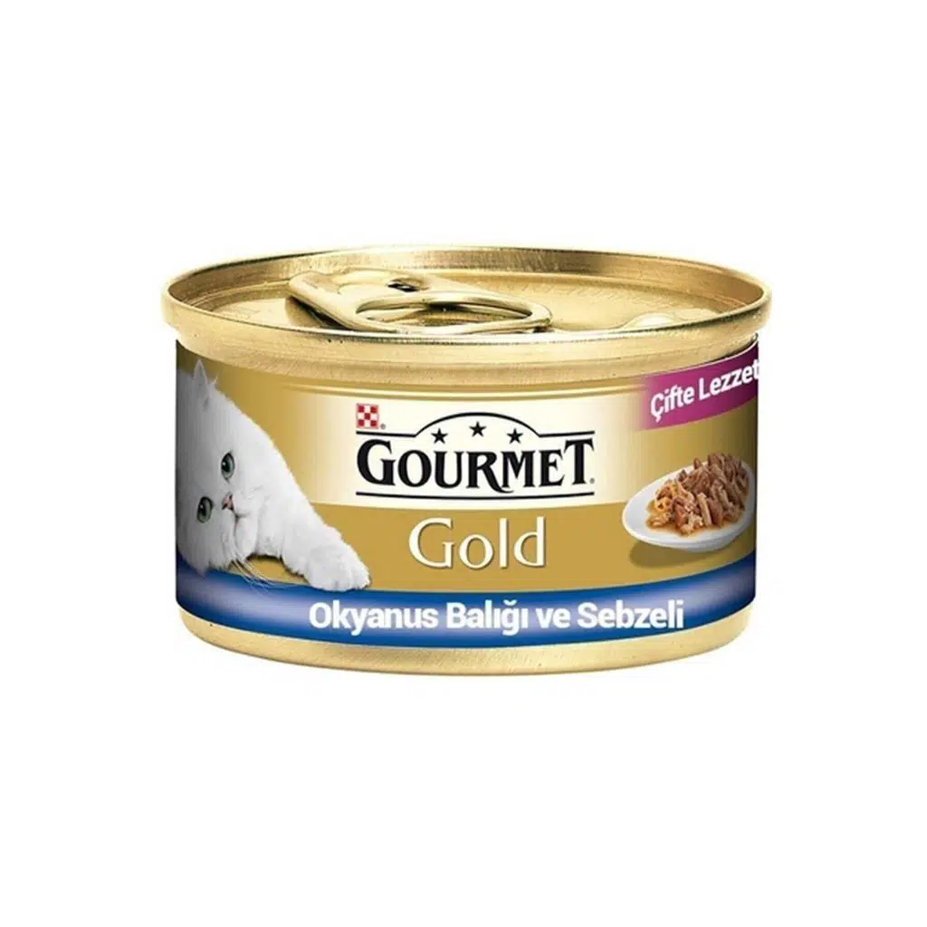 Gourmet Gold Okyanus Balığı /Sebzeli Konserve-85 Gr