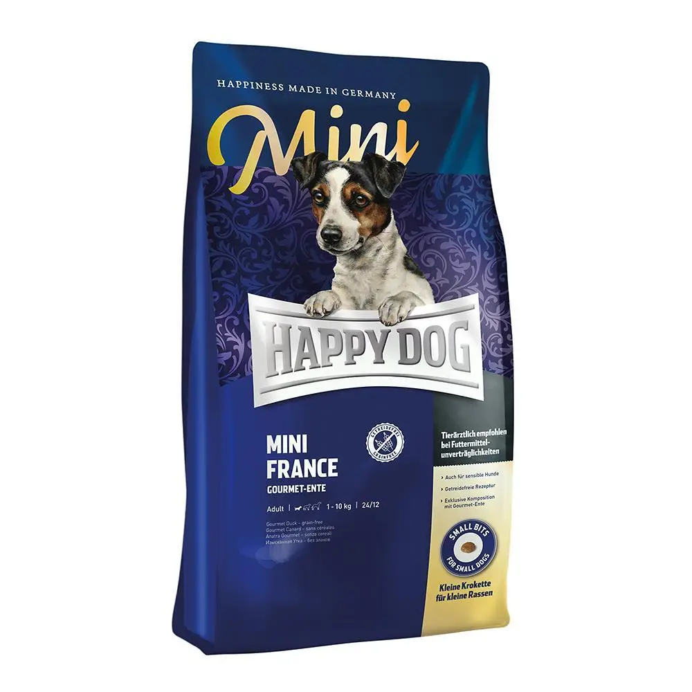 Happy Dog MİNİ FRANCE Ördekli Tahılsız Küçük Irk Köpek Maması 4 Kg