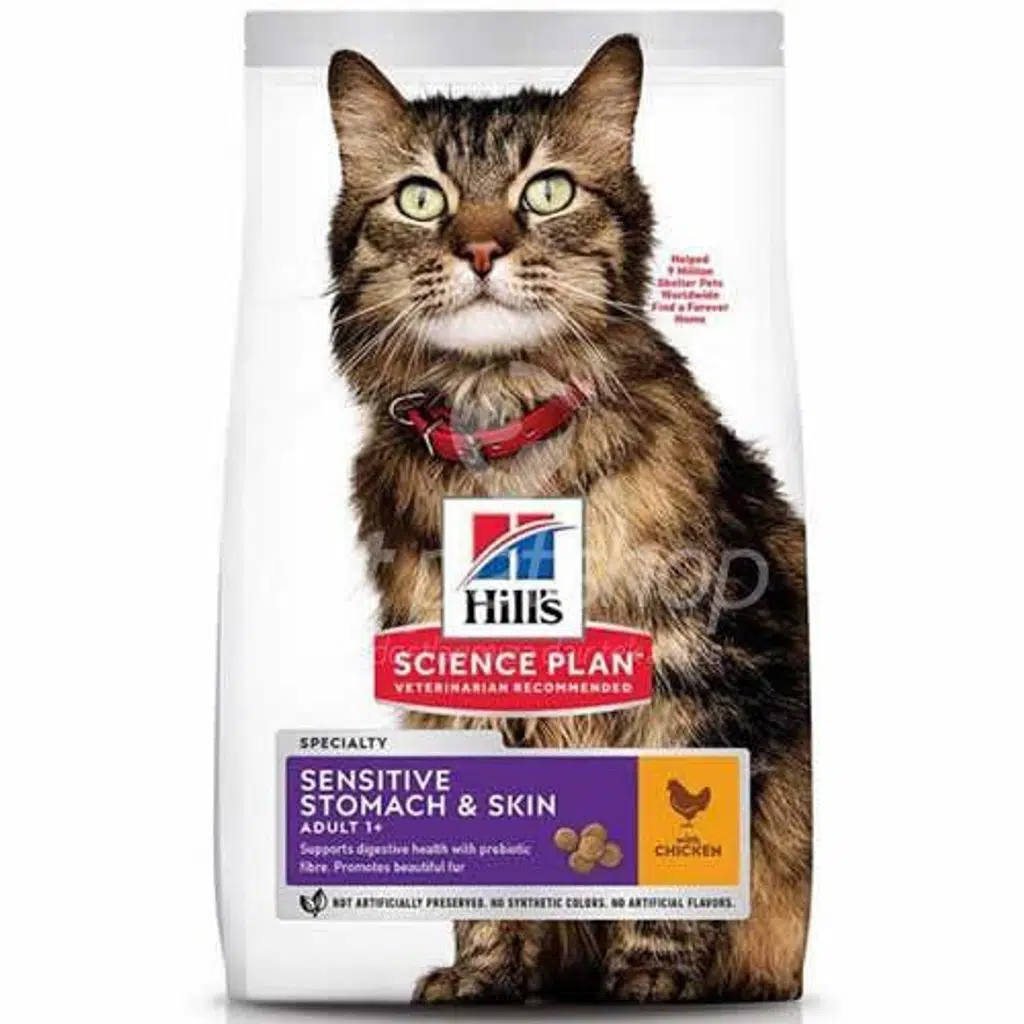 Hills Cat Feline Sensitive Skin Tavuklu Kedi Maması 1,5 Kg