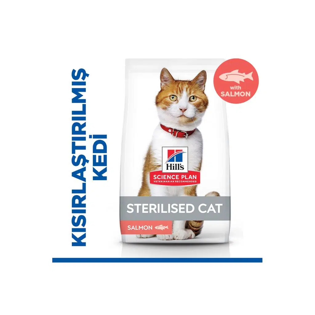 Hills Cat Sterilized Somonlu Kısırlaştırılmış Kedi Maması 10 Kg