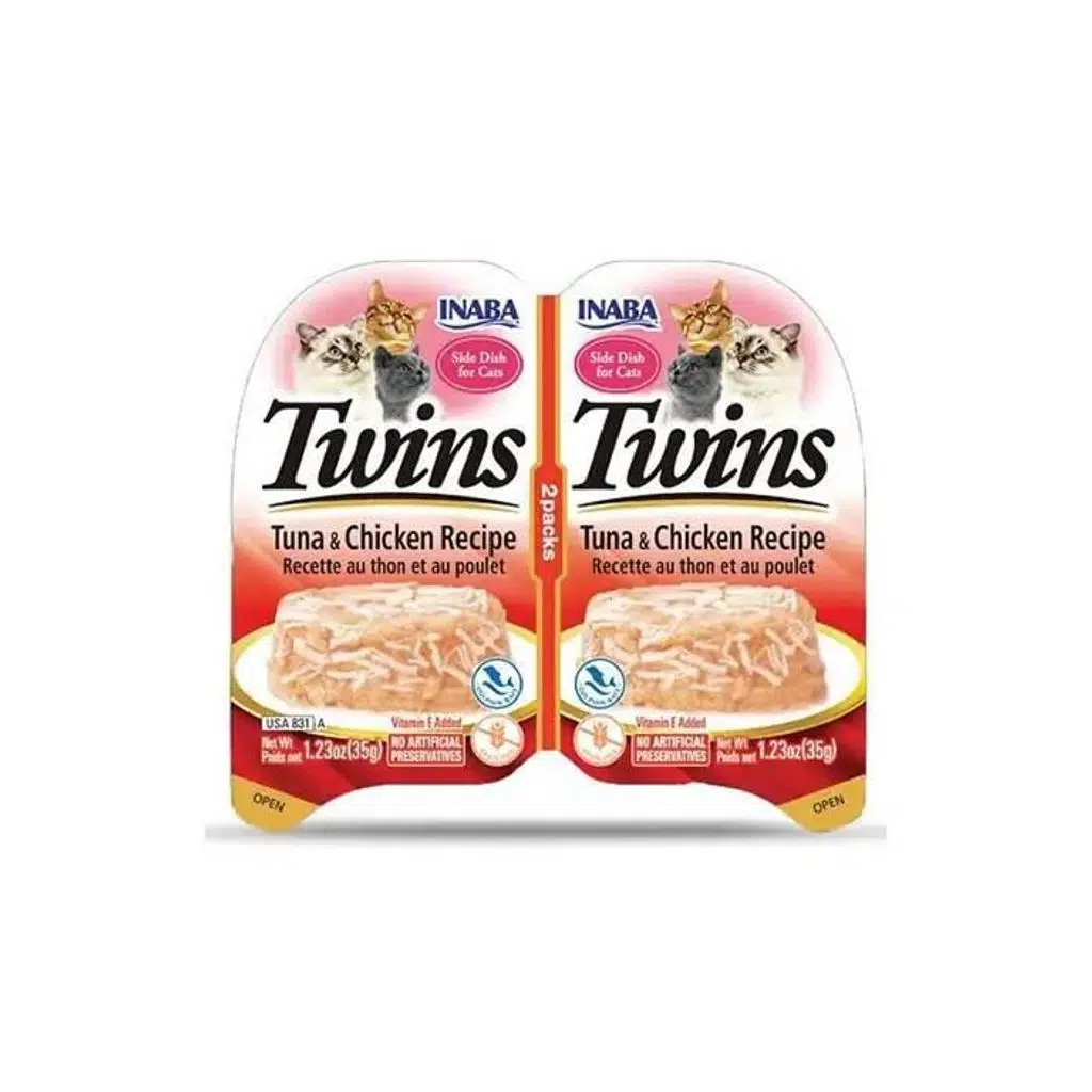 Inabe Twins Somonlu ve Tavuklu Kedi Ödül Jölesi 2 x 35 Gr