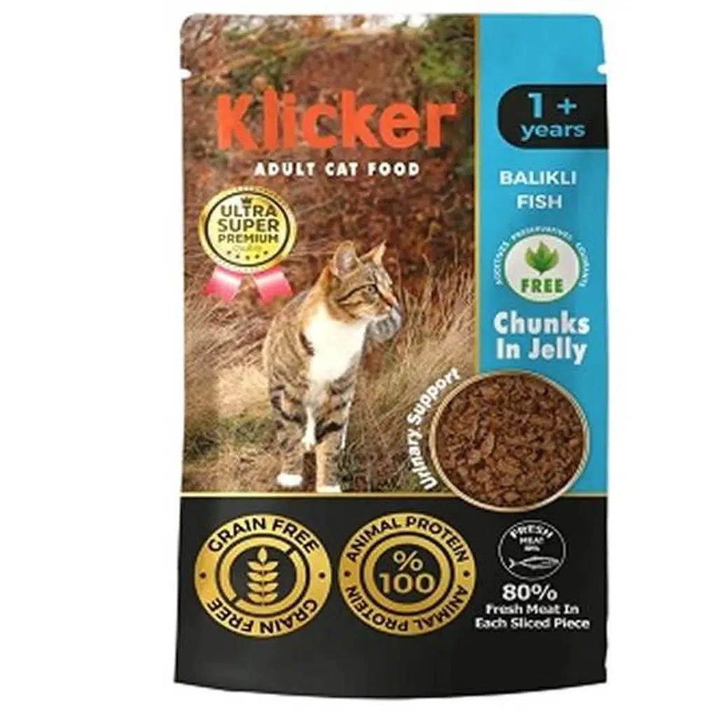 Klicker Balıklı Kedi Konservesi 85 Gr