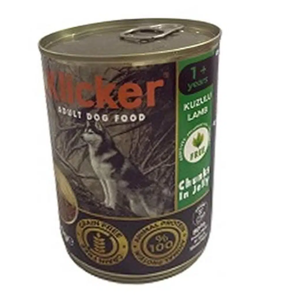 Klicker Kuzulu Köpek Konservesi 400 gr 