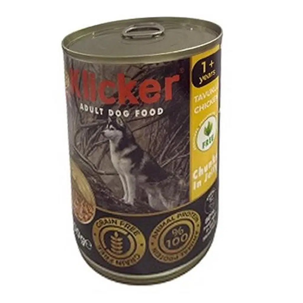 Klicker Tavuklu Köpek Konservesi 400 gr 