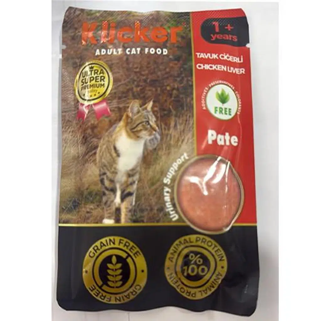 KlickerTavuk Ciğerli Pate Kedi Konservesi 85 Gr