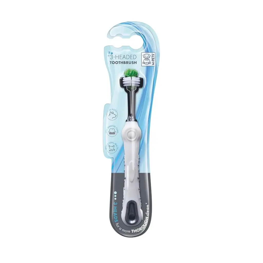 M-PETS 3-HEADED DİŞ FIRÇASI 3 BAŞLI