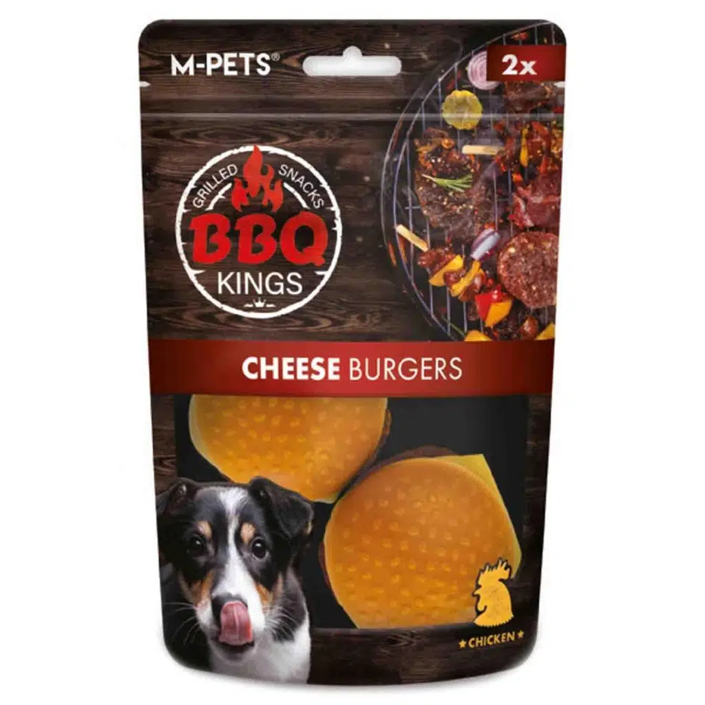 M-PETS BBQ Kings Cheeseburger Tavuklu Köpek Ödüllü 130gr