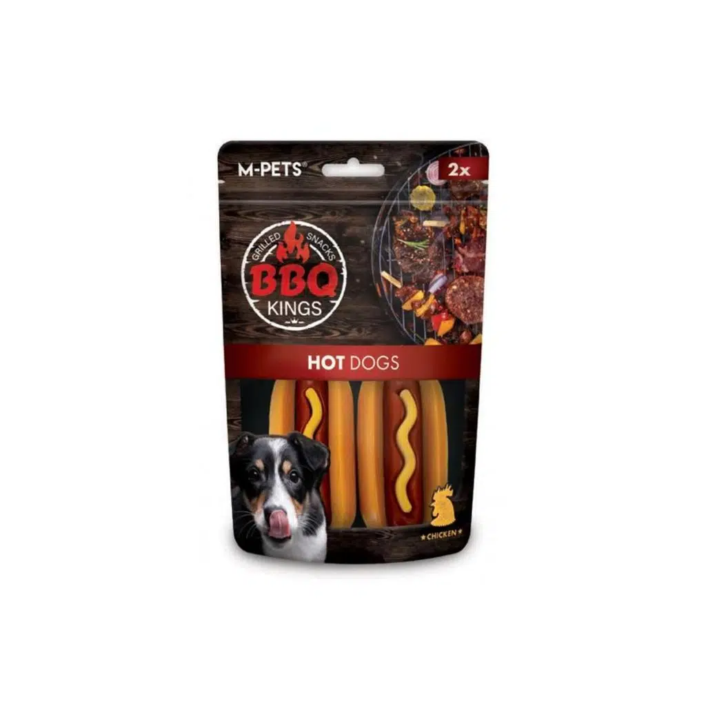 M-PETS BBQ Kings Hot Dogs Tavuklu Köpek Ödüllü 135gr