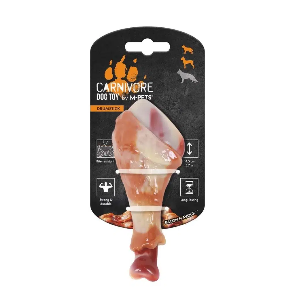 M-PETS CARNIVORE DOG TOY DRUMSTICK PASTIRMA AROMALI