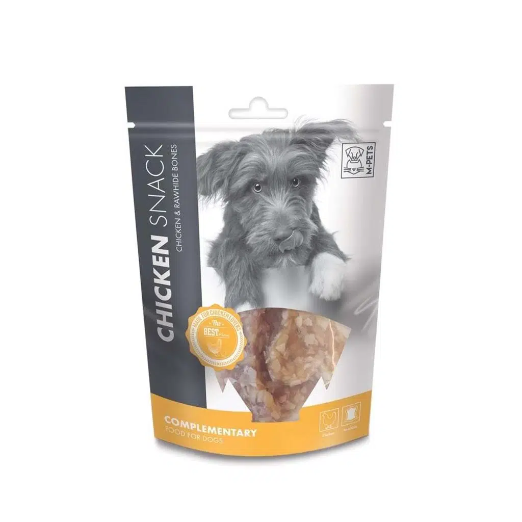 M-PETS CHICKEN _ RAWHIDE BONES KÖPEK ÖDÜLÜ 80GR