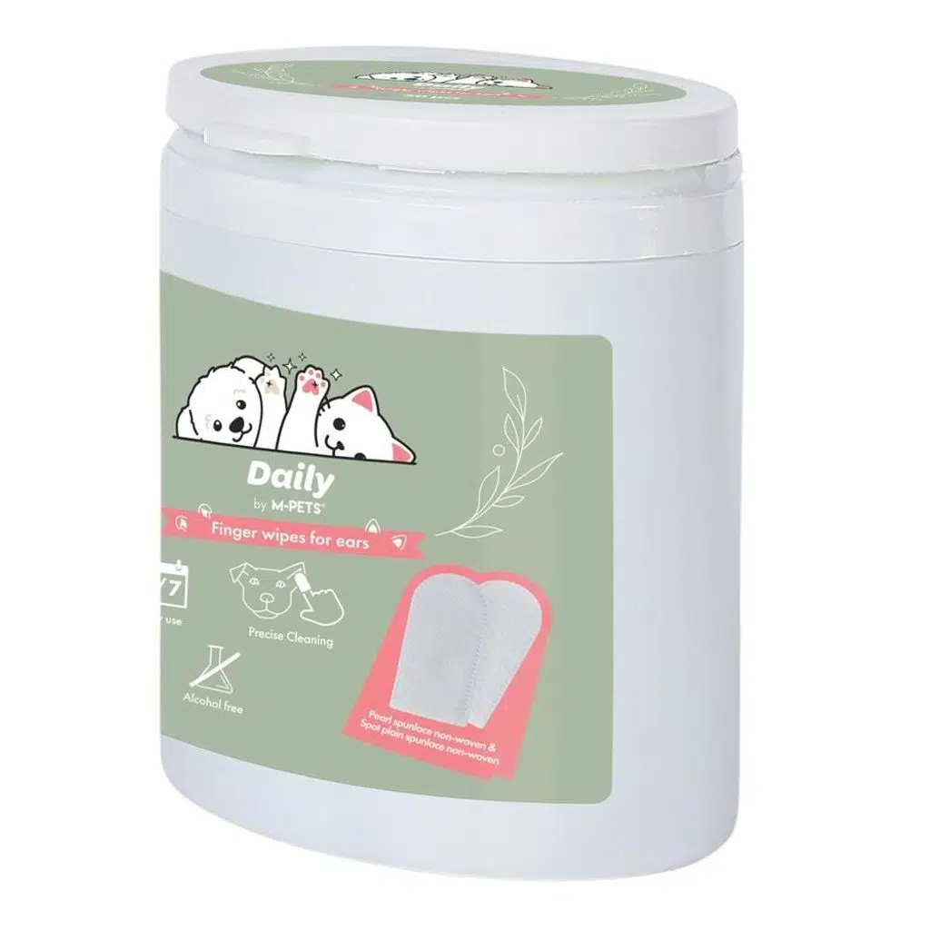 M-PETS DAİLY KEDİ ve KÖPEK KULAK TEMİZLİĞİ İÇİN PARMAK PEDİ 50Lİ