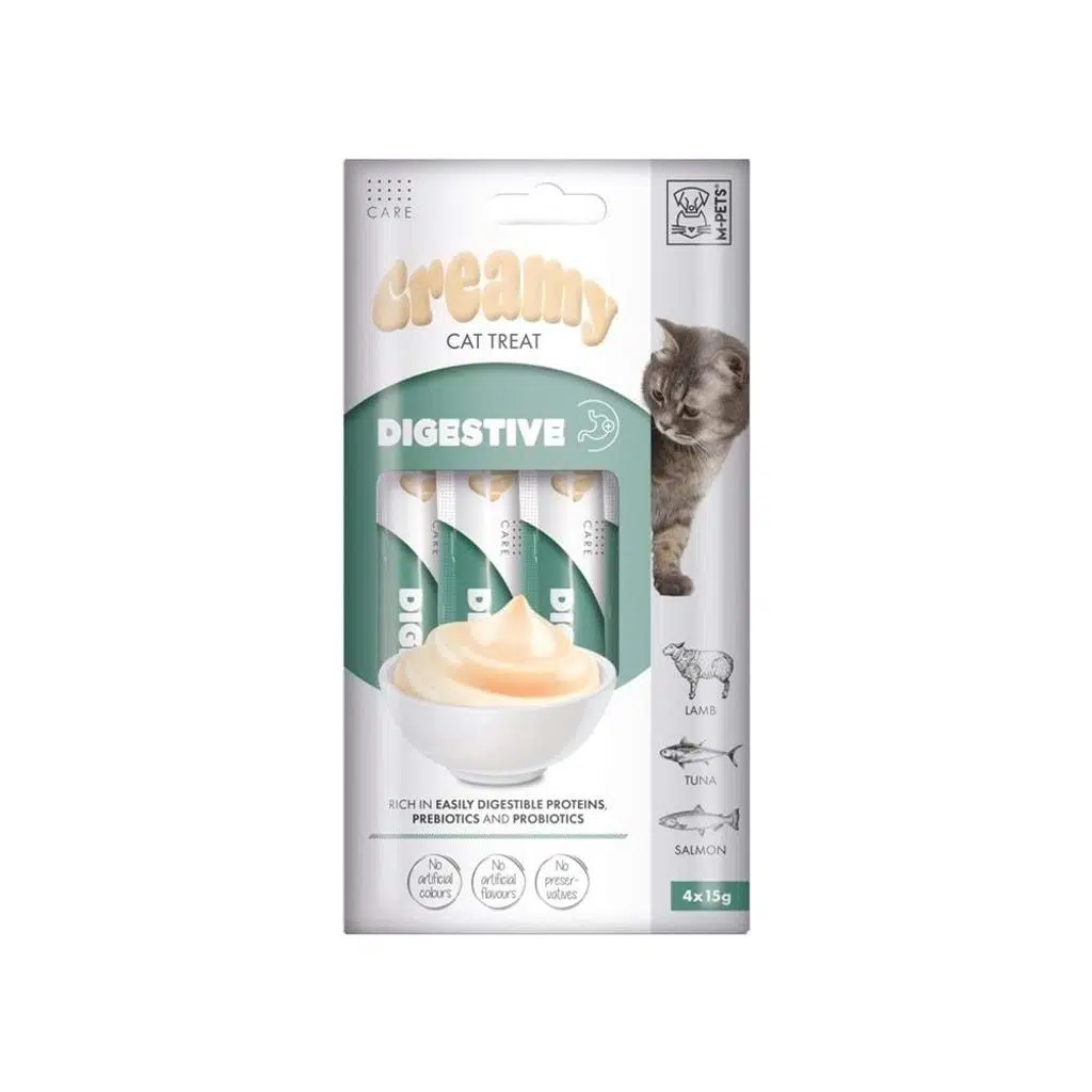 M-PETS Digestive Creamy Kedi Ödülü 4X15GR