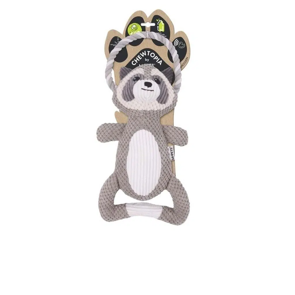 M-PETS ECO CHEWTOPIA RACCOON KÖPEK OYUNCAĞI