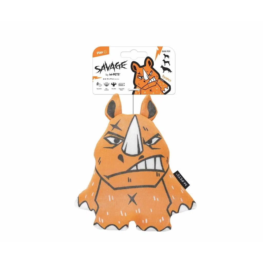 M-Pets Gergedan Köpek Oyuncağı 22x19cm