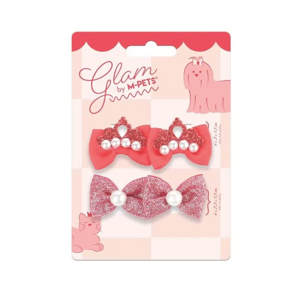 M-PETS GLAM KÖPEKLER İÇİN AKSESUAR TOKA RED