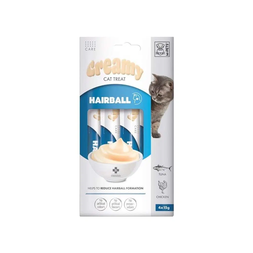 M-PETS Hairball Creamy Kedi Ödülü 4X15GR