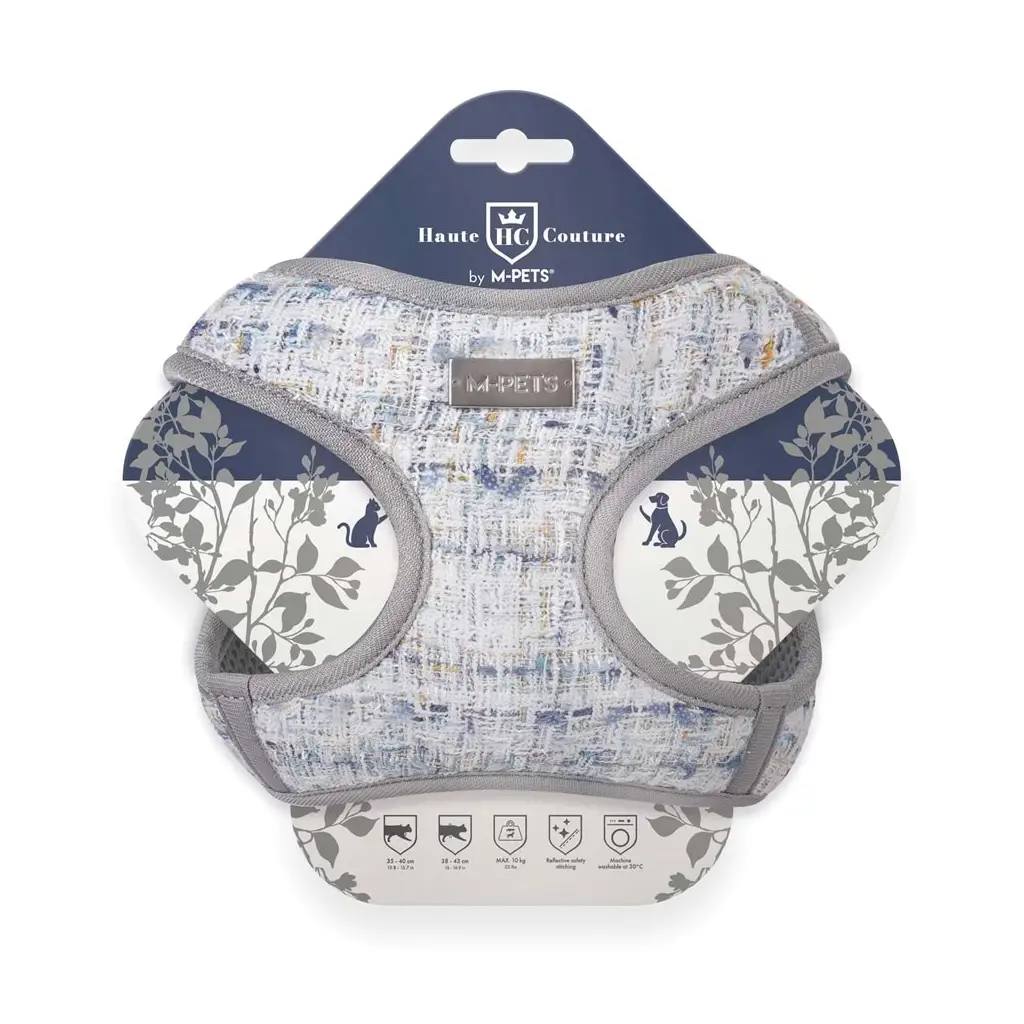 M-PETS HAUTE COUTURE KEDİ GÖĞÜS TASMASI BLUE