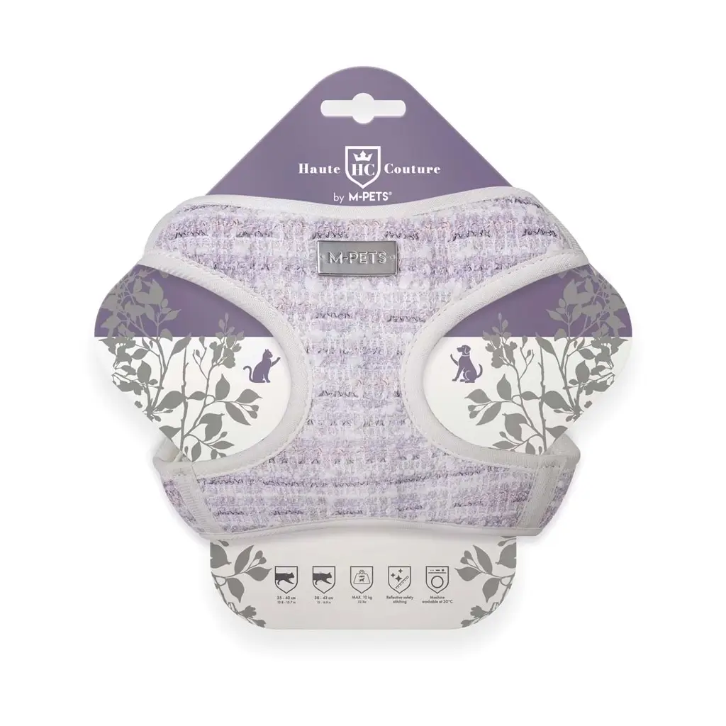 M-PETS HAUTE COUTURE KEDİ GÖĞÜS TASMASI PURPLE