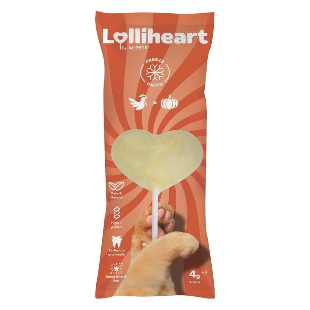 M-PETS LOLLİHEART BALKABAKLI KEDİ ÖDÜLÜ 4GR