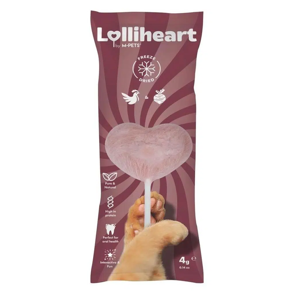 M-PETS LOLLİHEART PANCARLI KEDİ ÖDÜLÜ 4GR