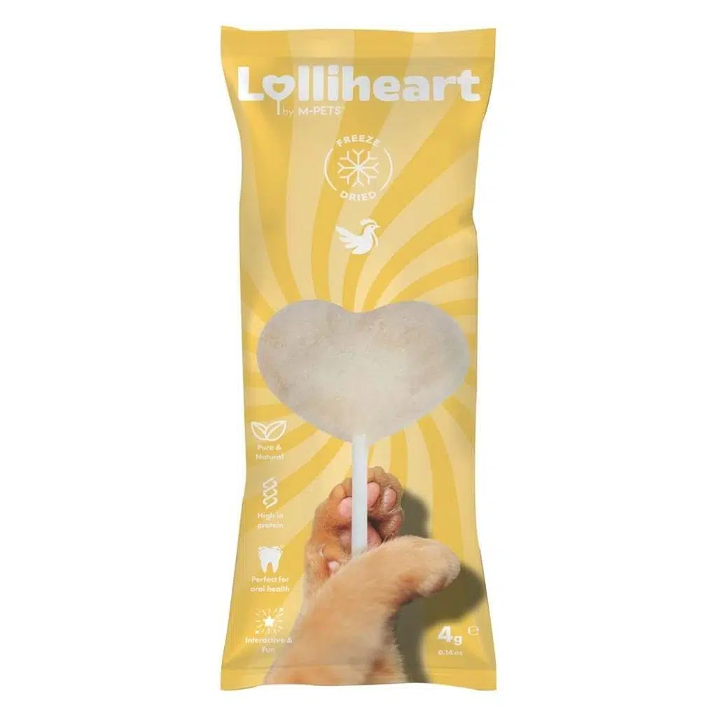 M-PETS LOLLİHEART TAVUKLU KEDİ ÖDÜLÜ 4GR