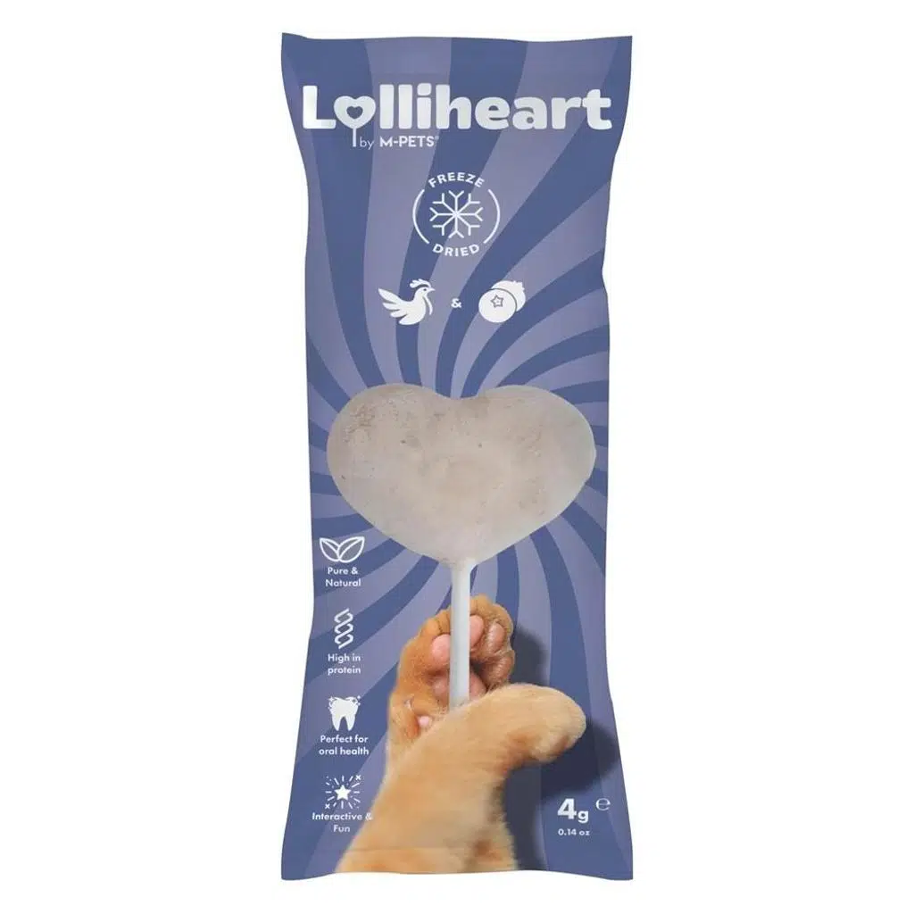 M-PETS LOLLİHEART YABAN MERSİNLİ KEDİ ÖDÜLÜ 4GR