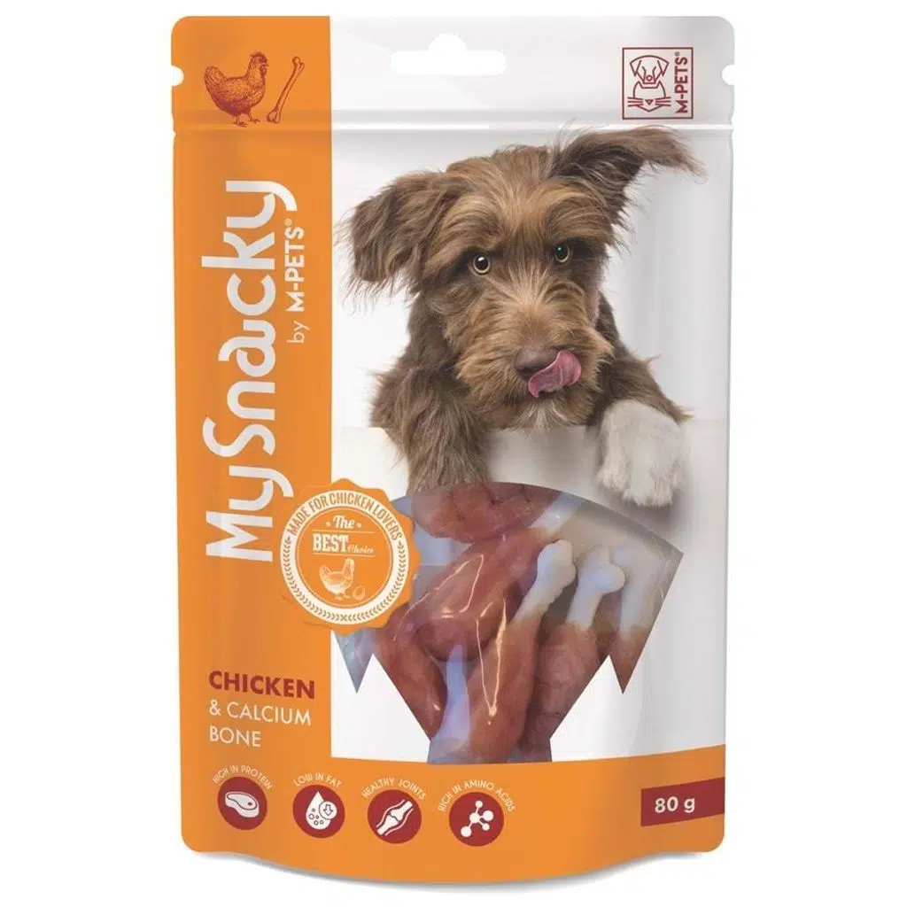 M-PETS MY SNACKY CHICKEN _ CALCIUM BONE KÖPEK ÖDÜLÜ 80GR