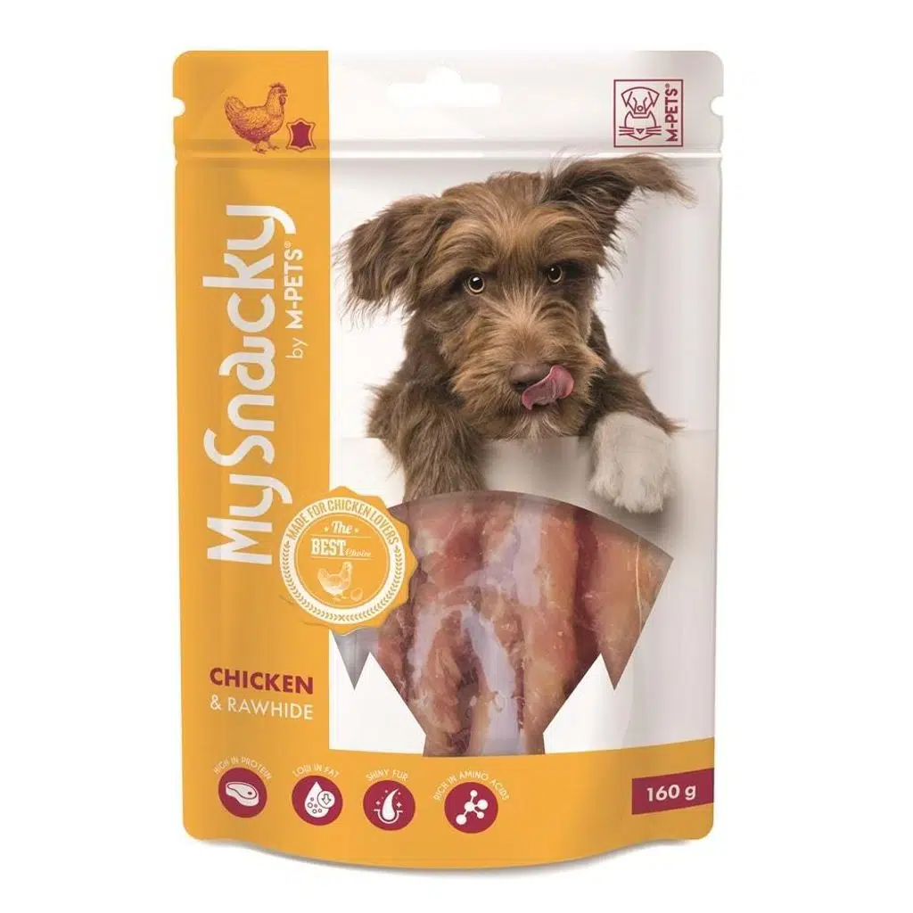 M-PETS MY SNACKY CHICKEN _ RAWHIDE KÖPEK ÖDÜLÜ 160GR