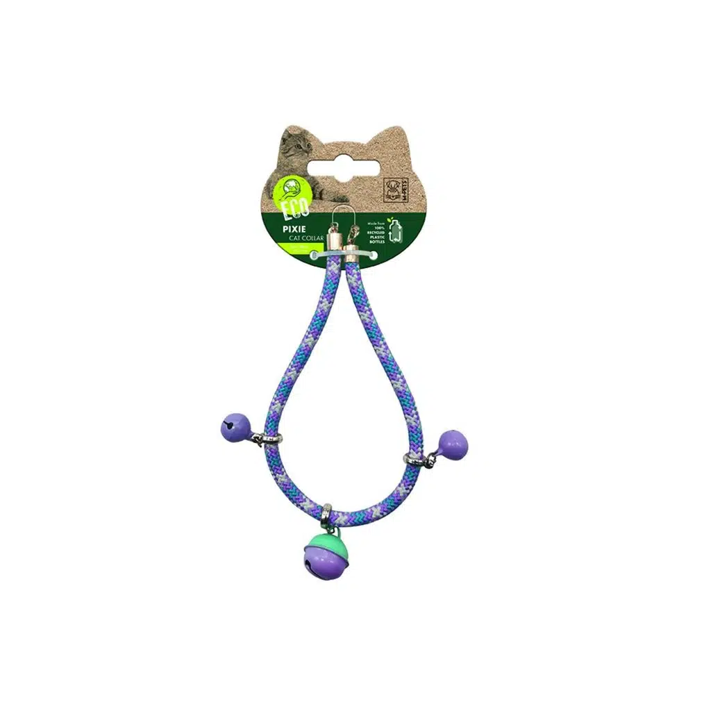 M-PETS PIXIE KEDİ BOYUN ZİLLİ TASMASI MİX COLOR
