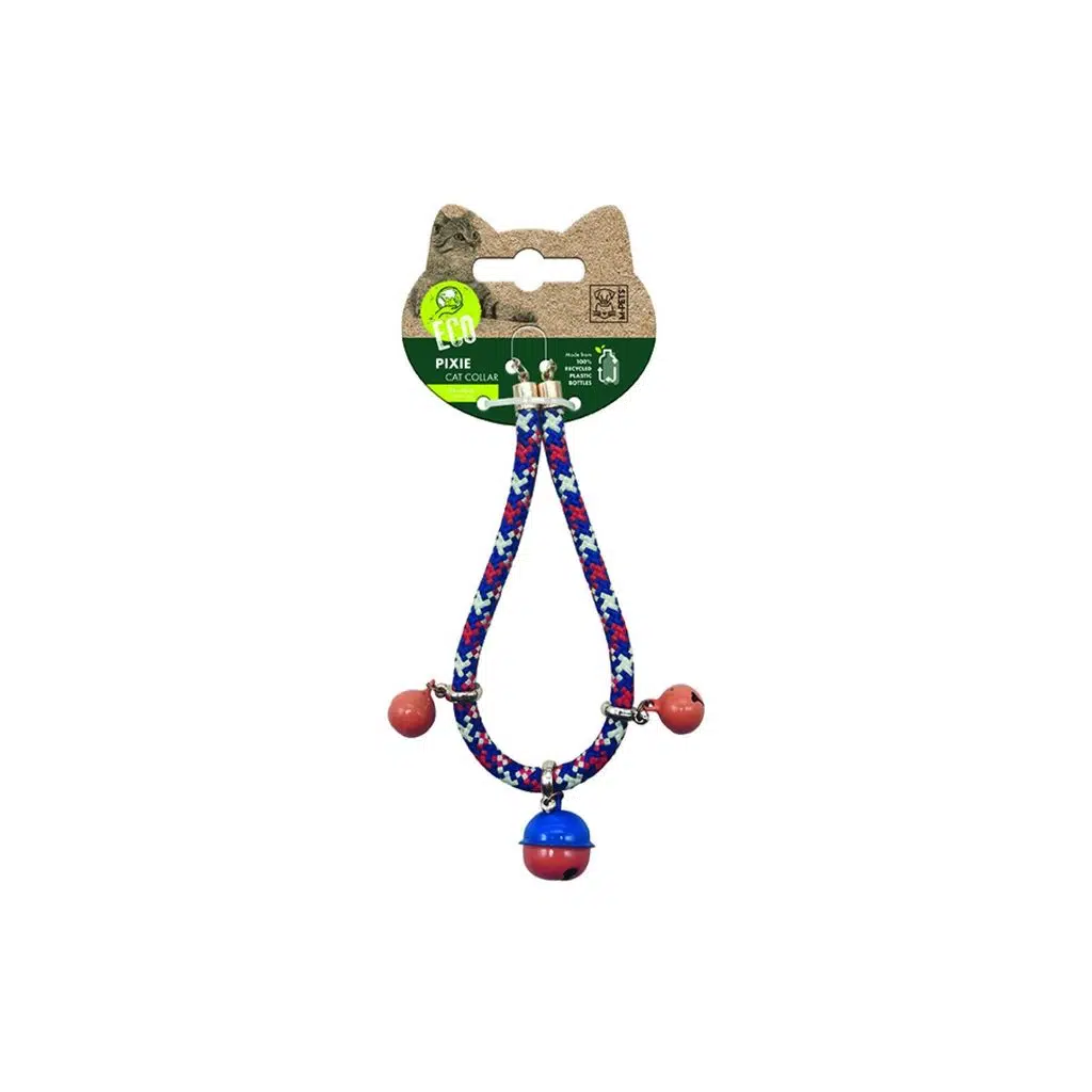 M-PETS PIXIE KEDİ BOYUN ZİLLİ TASMASI MİX COLOR