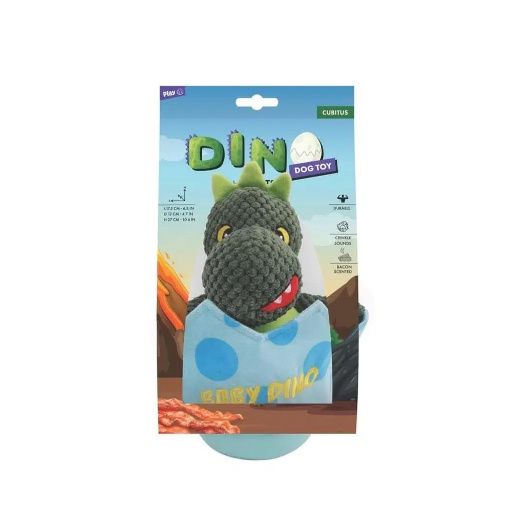 M-PETS PLAY DİNO CUBİTUS PASTIRMA AROMALI KÖPEK OYUNCAĞI