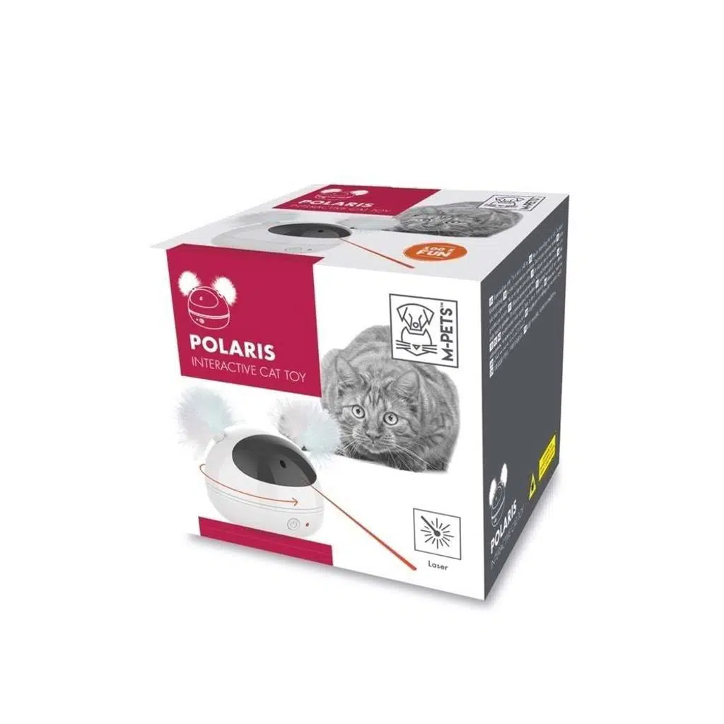 M-PETS POLARIS İNTERAKTİF KEDİ OYUNCAĞI WHİTE